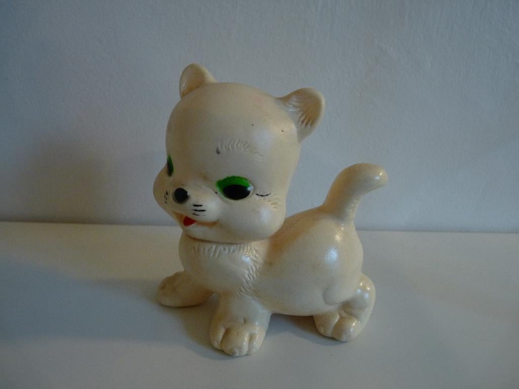 vintage pieppop poes, Ophalen of Verzenden