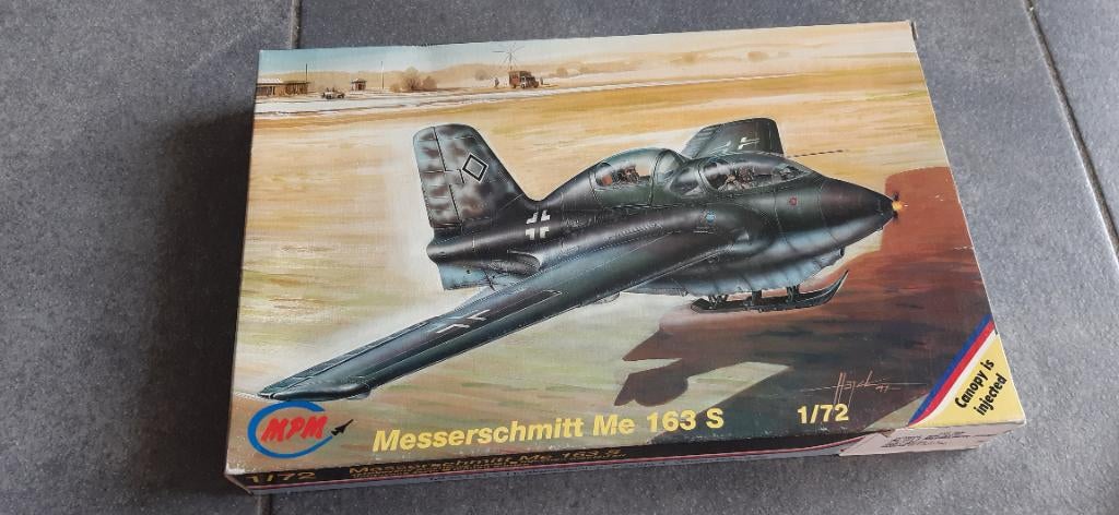 Modelbouw 1/72 Messerschmitt me 163S €15, Enlèvement, Comme neuf