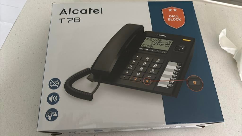 Alcatel T78: Betrouwbare vaste telefoon, Ophalen of Verzenden, Zo goed als nieuw