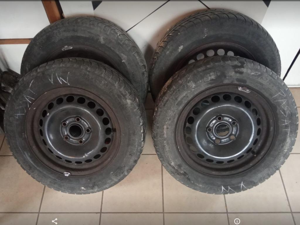 4 stalen velgen 15 inch van VW Golf4 of Bora (5x100), Ophalen, Gebruikt, Seat