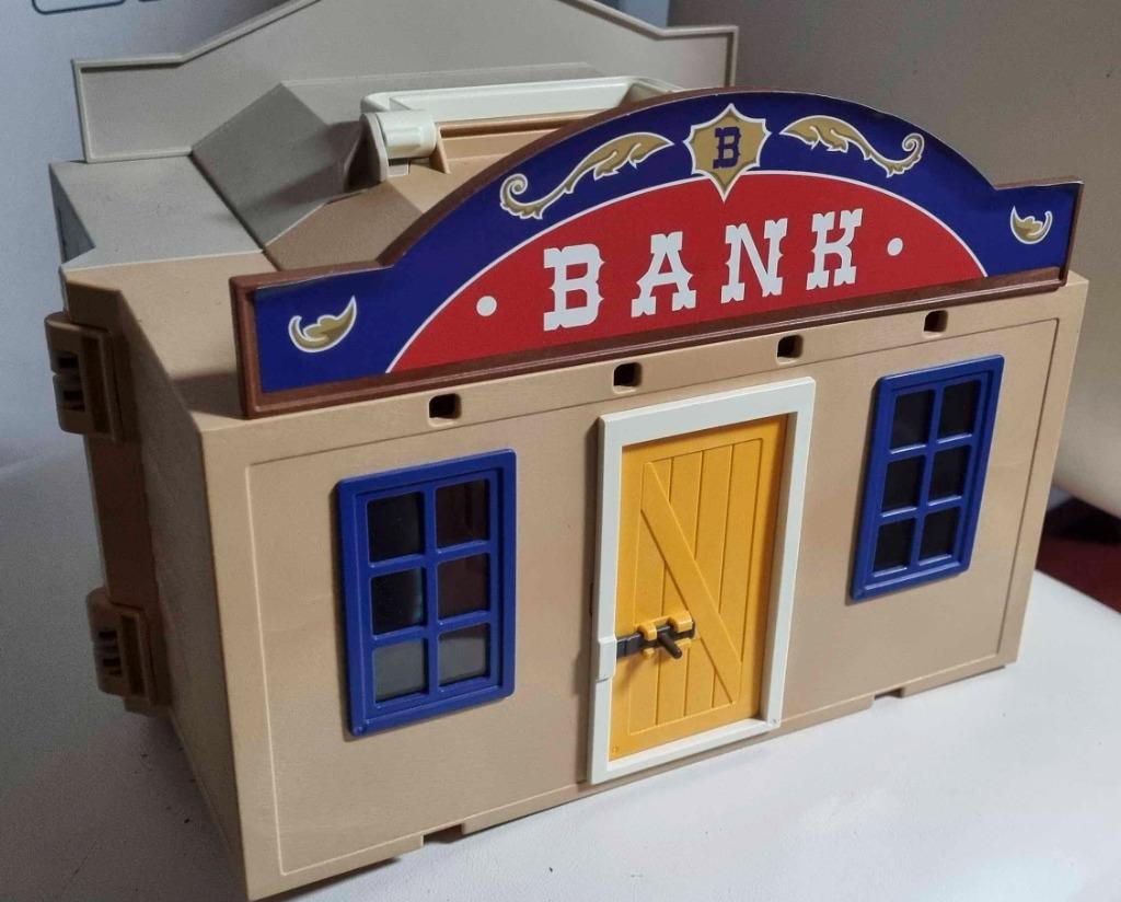 Playmobil western set in transportbox 4398, Kinderen en Baby's, Speelgoed | Playmobil, Ophalen, Gebruikt, Complete set