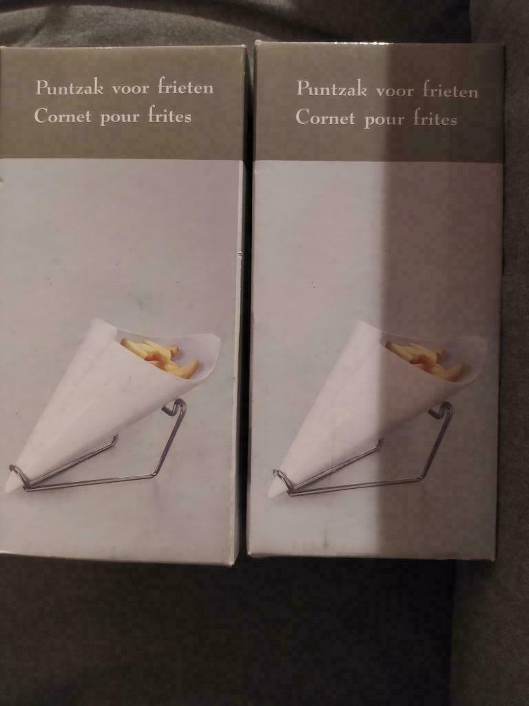 Puntzak voor frieten 2x NIEUW, Ophalen, Nieuw, Overige stijlen, Overige typen