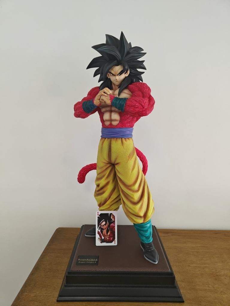 Statue Goku ssj4 1/4 studio 2%, Enlèvement ou Envoi, Comme neuf