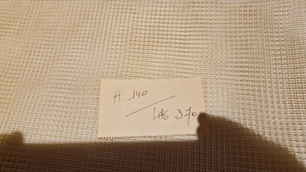 Lot de 2 rideaux filet différentes dimensions, Maison & Meubles, Ameublement | Rideaux & Stores à lamelles, Comme neuf, Blanc