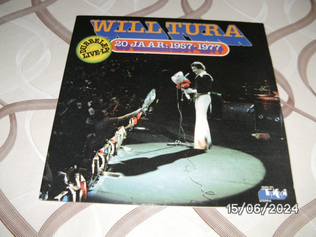 Een dubbele LP Will Tura (20 jaar 1957-1977), Cd's en Dvd's, Ophalen of Verzenden, Zo goed als nieuw, Overige genres