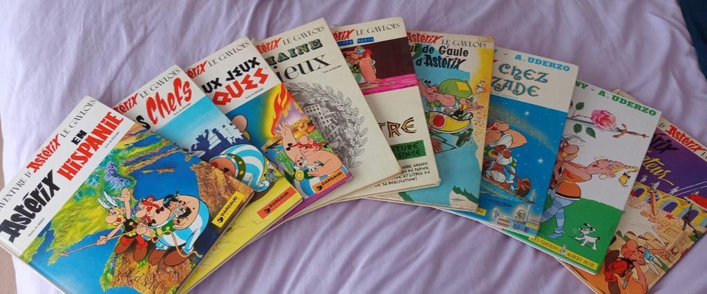 9 albums des aventures d’Asterix, Livres, Enlèvement