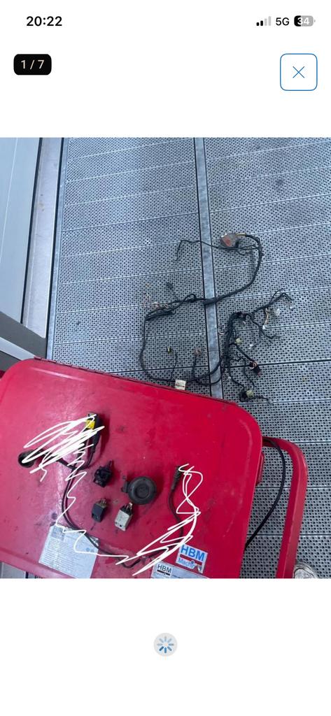 125/180 cc - faisceau de câbles, régulateur de tension, etc., Envoi, Comme neuf, Bloc