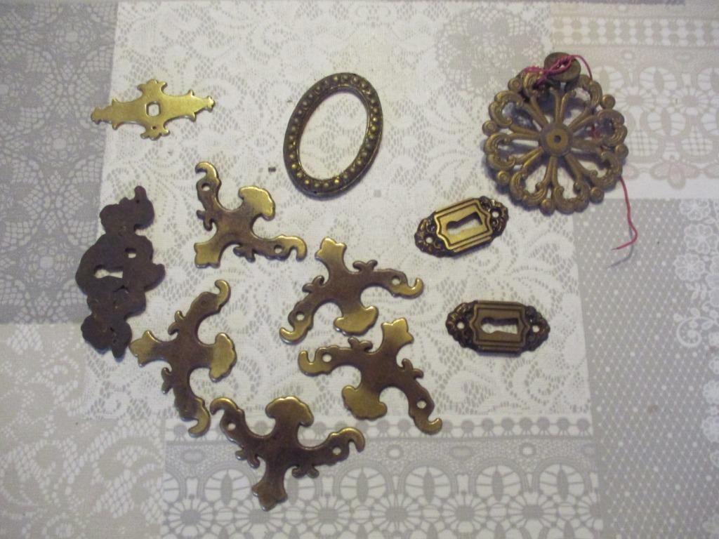 Set koper meubelbeslag, Antiek en Kunst, Ophalen of Verzenden, Koper
