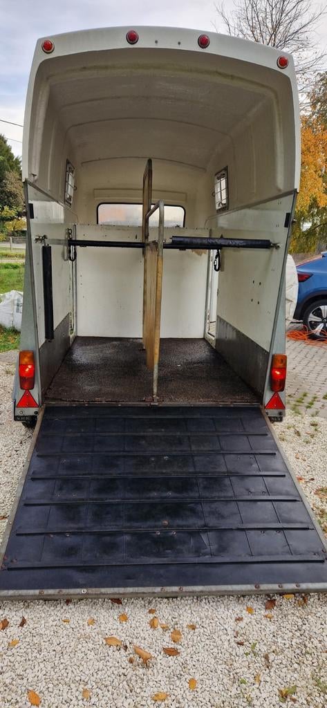 2-paards paardentrailer van Brenderup – Rijbewijs B+E, Ophalen, 2-paards trailer