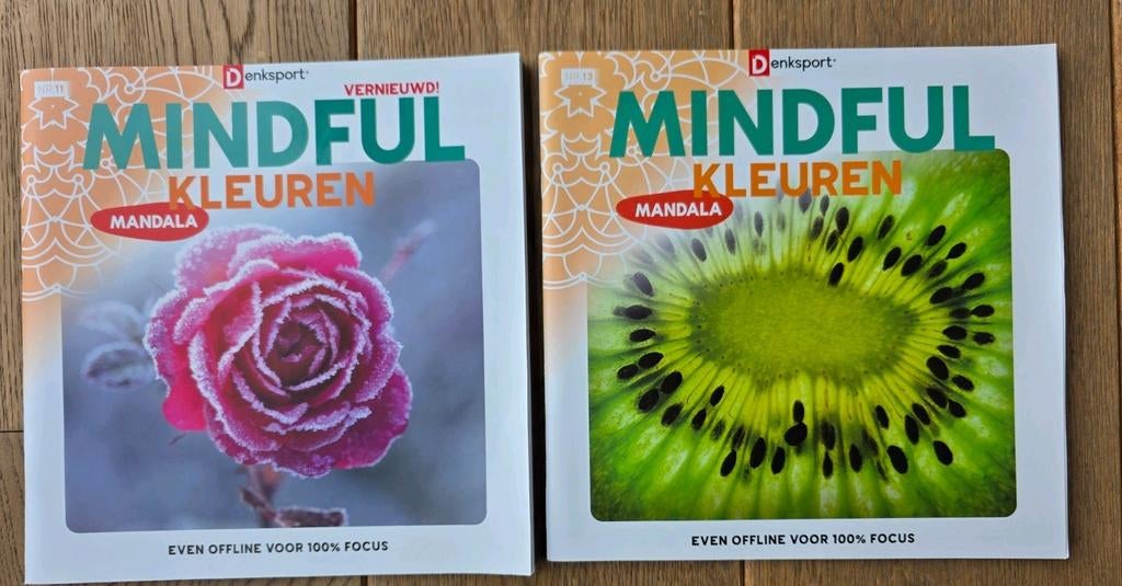NIEUW Denksport Mindful kleuren Mandala's boeken 11 en 13, Boeken, Ophalen of Verzenden, Nieuw
