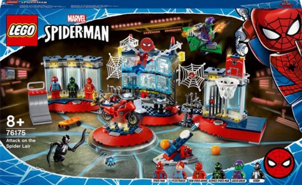 LEGO Spider-Man Aanval op de Spider Schuilplaats, Enlèvement ou Envoi, Comme neuf, Lego