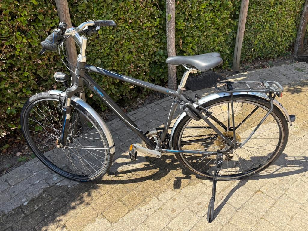 Victoria Herenfiets 9 versnellingen Shimano, Fietsen en Brommers, Fietsen | Heren | Herenfietsen, Gebruikt, Versnellingen, Minder dan 49 cm