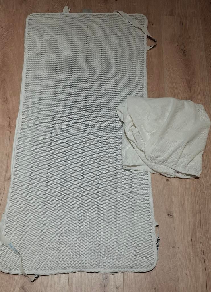 Protège-matelas et drap-housse Aerosleep (blanc)., Enlèvement ou Envoi, Blanc