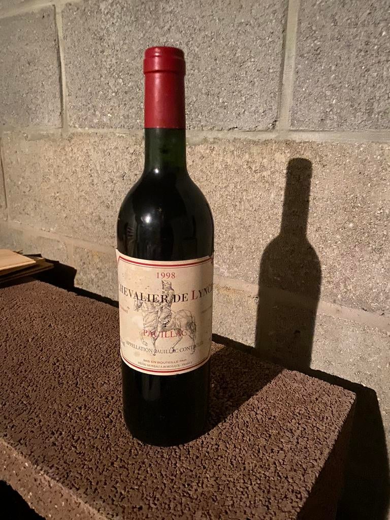 Chevalier de Lynch Pauillac 1998 6 fl, Ophalen, Zo goed als nieuw