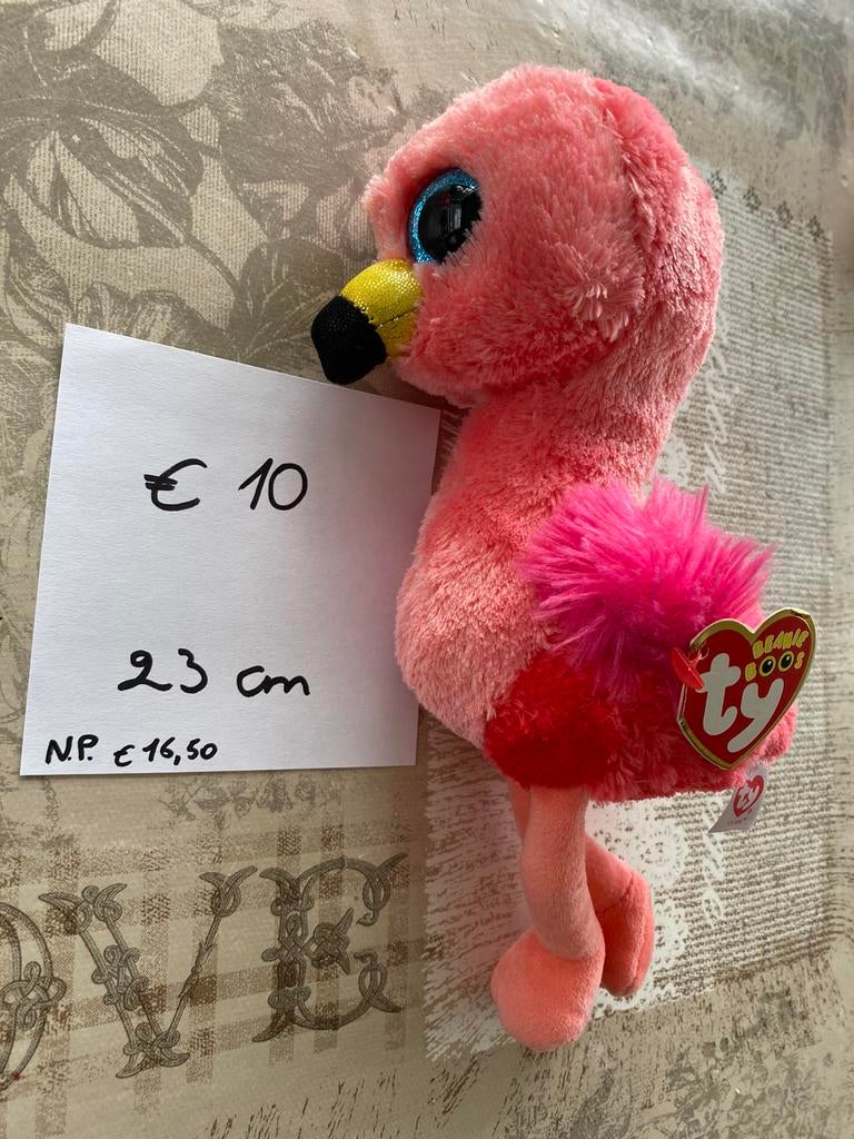 Knuffel flamingo, Kinderen en Baby's, Speelgoed | Knuffels en Pluche, Ophalen, Nieuw
