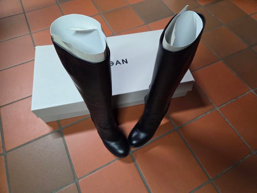 zwarte laarzen Hogan maat 36, Kleding | Dames, Schoenen, Ophalen of Verzenden, Nieuw