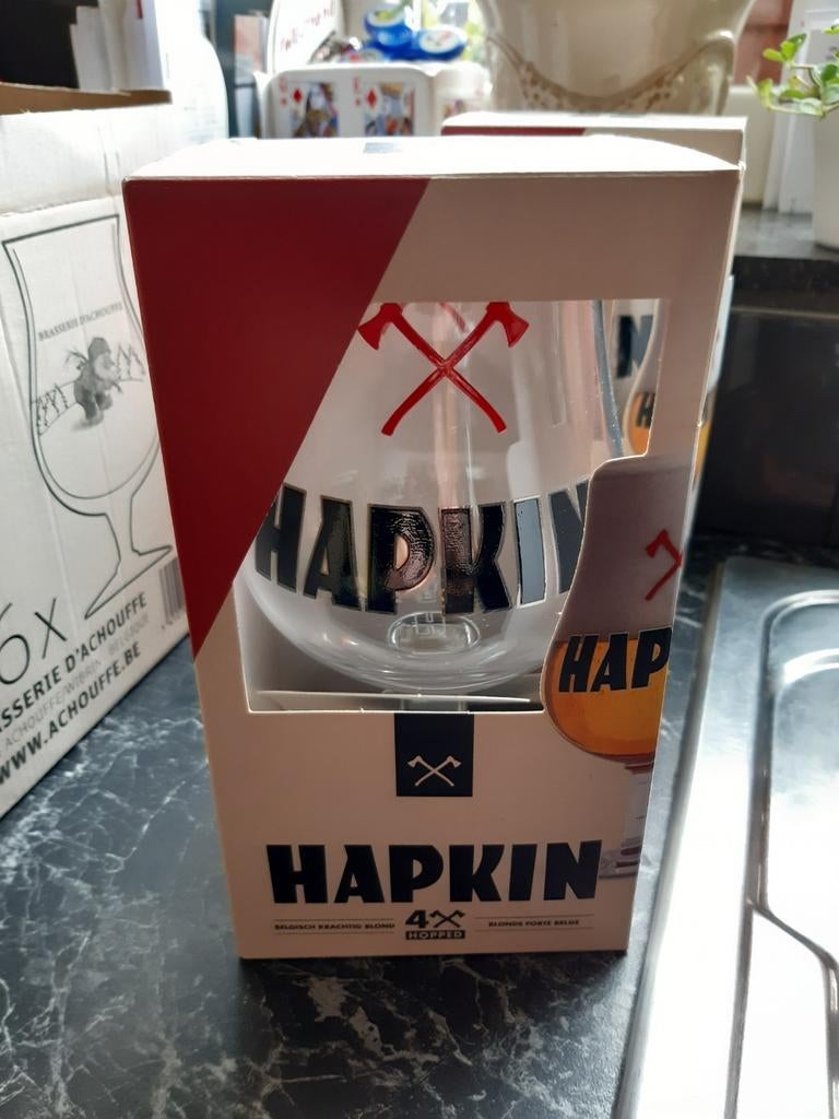 Hapkin glazen, Verzamelen, Ophalen of Verzenden, Zo goed als nieuw