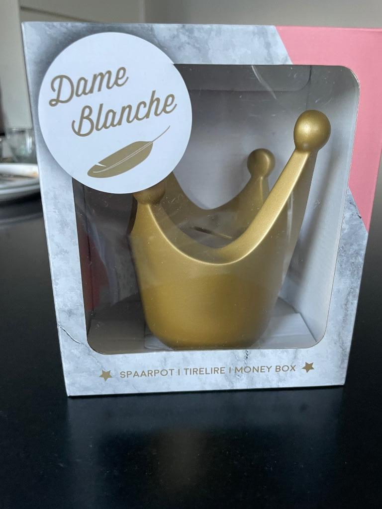 Doop, verj. spaarpot XL + 8 sleutelhangers Royal Crown New, Kinderen en Baby's, Kraamcadeaus en Geboorteborden, Nieuw, Ophalen of Verzenden