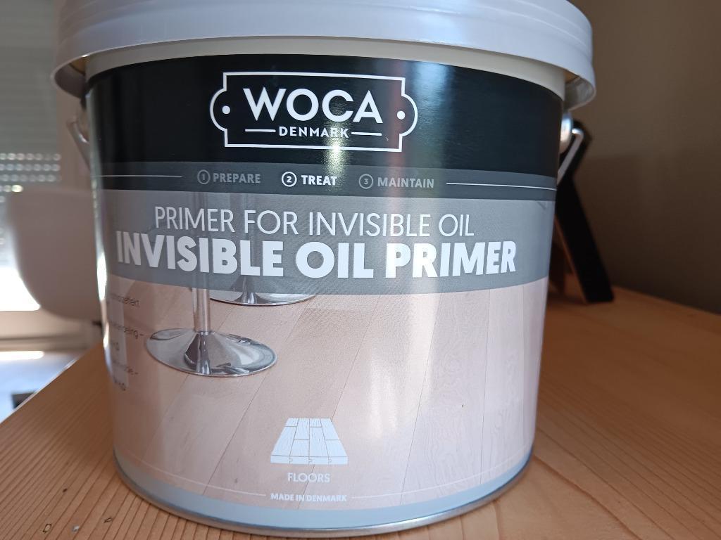 Primer woca voor invisible oil parket, Enlèvement