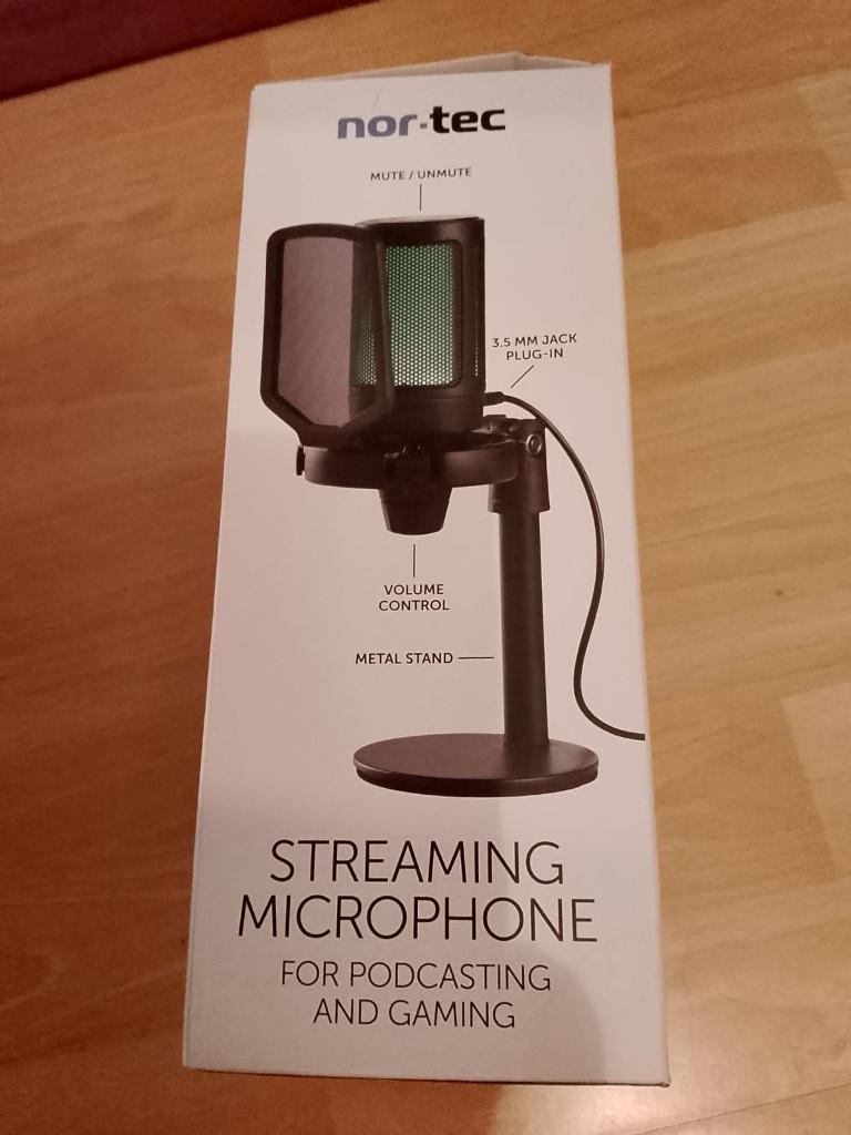 STREAMING MICROPHONE FOR PODCASTING AND GAMING, Enlèvement, Comme neuf, Autres types, Sans fil