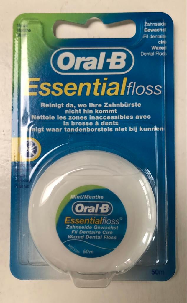 Nieuw: Oral-B Essential floss Mint, Ophalen of Verzenden, Nieuw, Overige typen