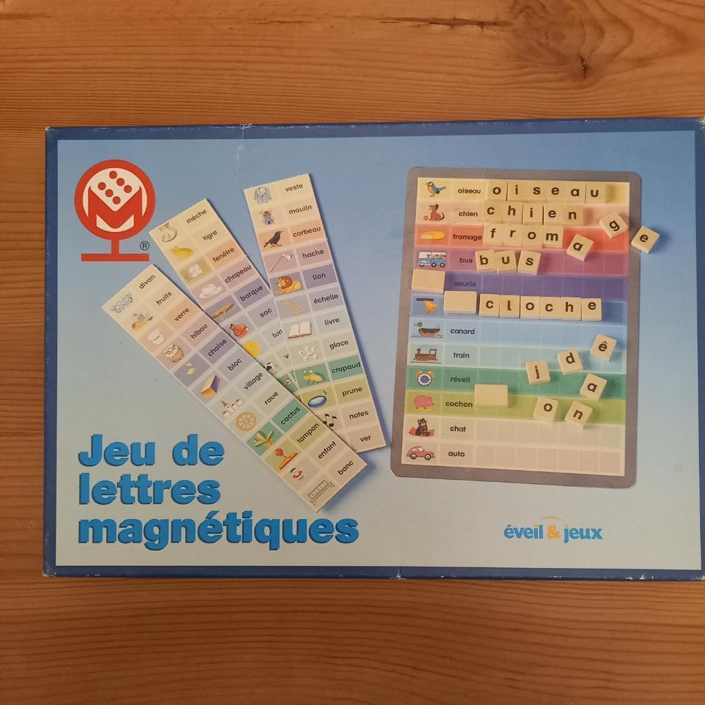 Jeu de lettres magnétiques Eveil et jeux, Enlèvement, Neuf, Découverte