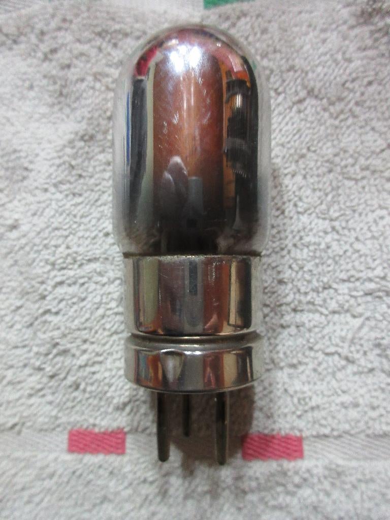 Lampe radio culot chrome 1920' Micro  6/100 pour décoration, Antiquités & Art, Enlèvement ou Envoi