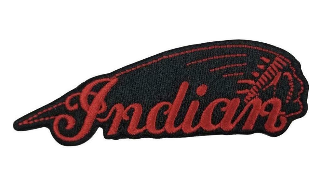 Patch biker Indian Motorcycle - 101 x 33 mm, Enlèvement ou Envoi, Neuf, sans ticket, Autres types