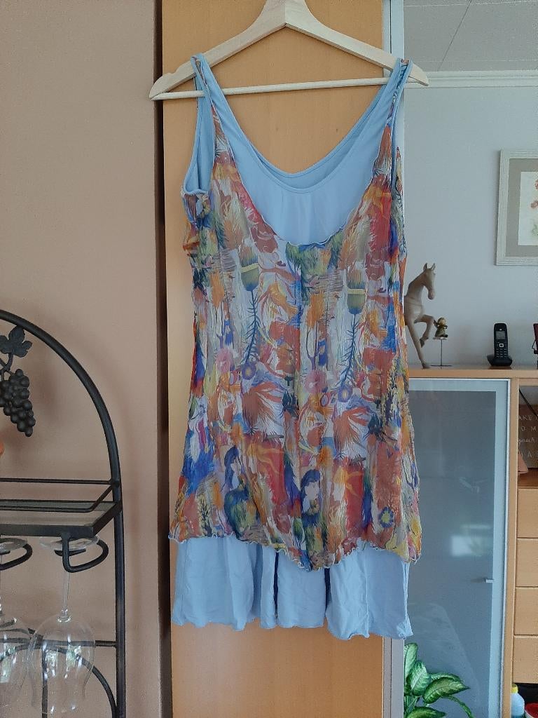 robe courte d'été 38/40 -dessus de maillot/bikini, Enlèvement ou Envoi, Porté, Taille 38/40 (M), Longueur genou
