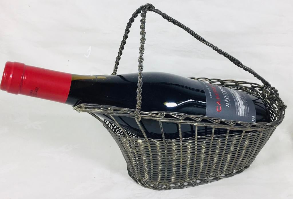 Corbeille à vin design vintage Christofle Paris style (B), Enlèvement ou Envoi