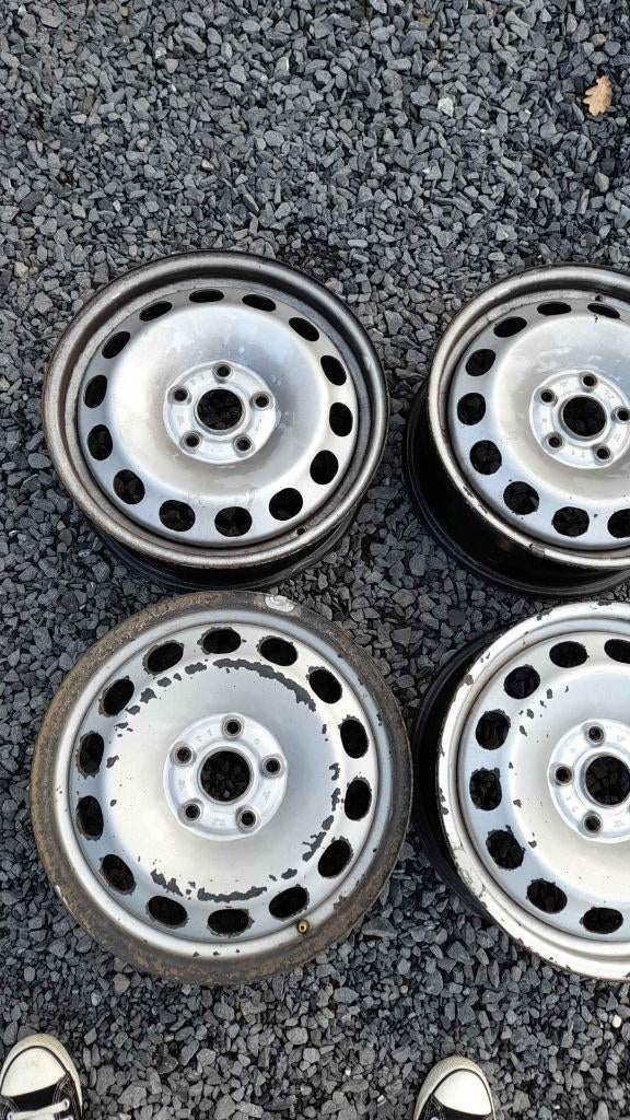 Velgen van plaatstaal, Auto-onderdelen, Banden en Velgen, Ophalen, Velg(en), 16 inch, 205 mm