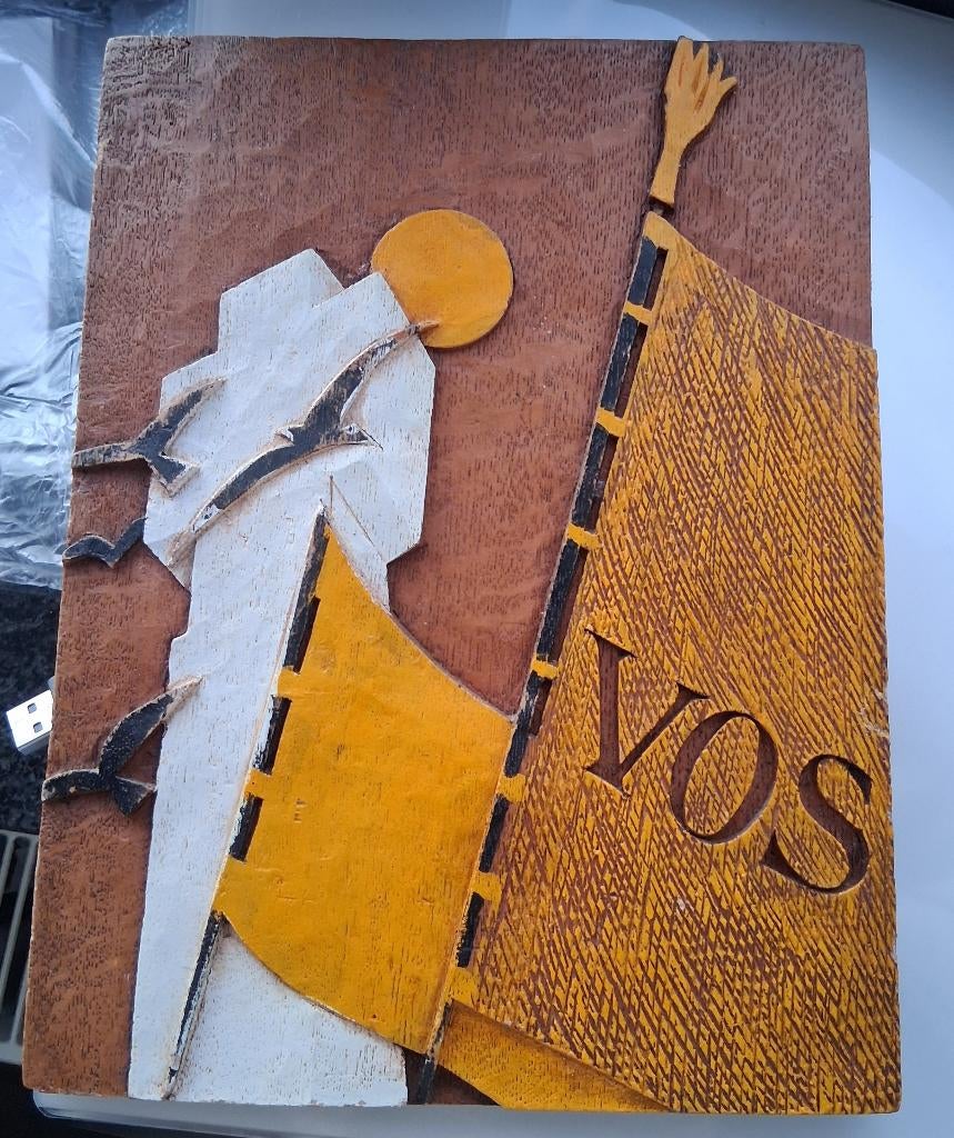 Gedenkplaat Vos (Vl. beweging oud strijders)Ijzerbedevaart, Ophalen of Verzenden