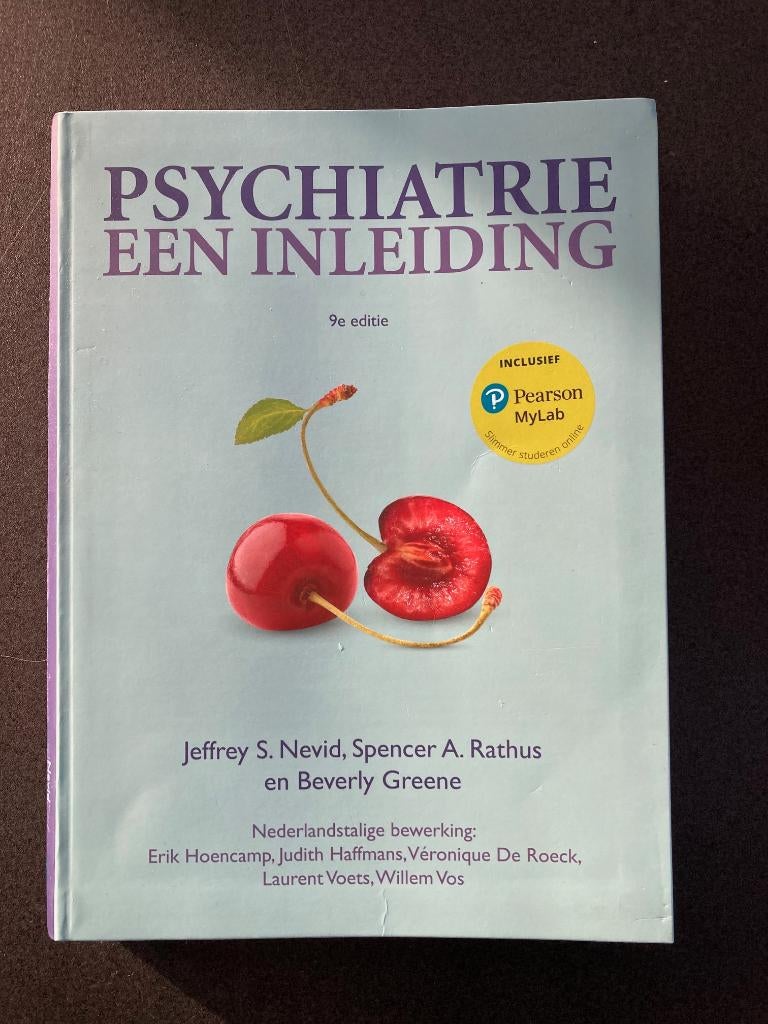 Psychiatrie een inleiding, Livres, Livres scolaires, Comme neuf, Enlèvement