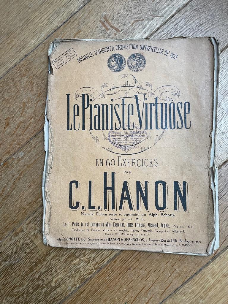 La Pianiste Virtuose muziekboek( 1923) voor piano, Gebruikt, Klassiek, Overige soorten, Ophalen of Verzenden