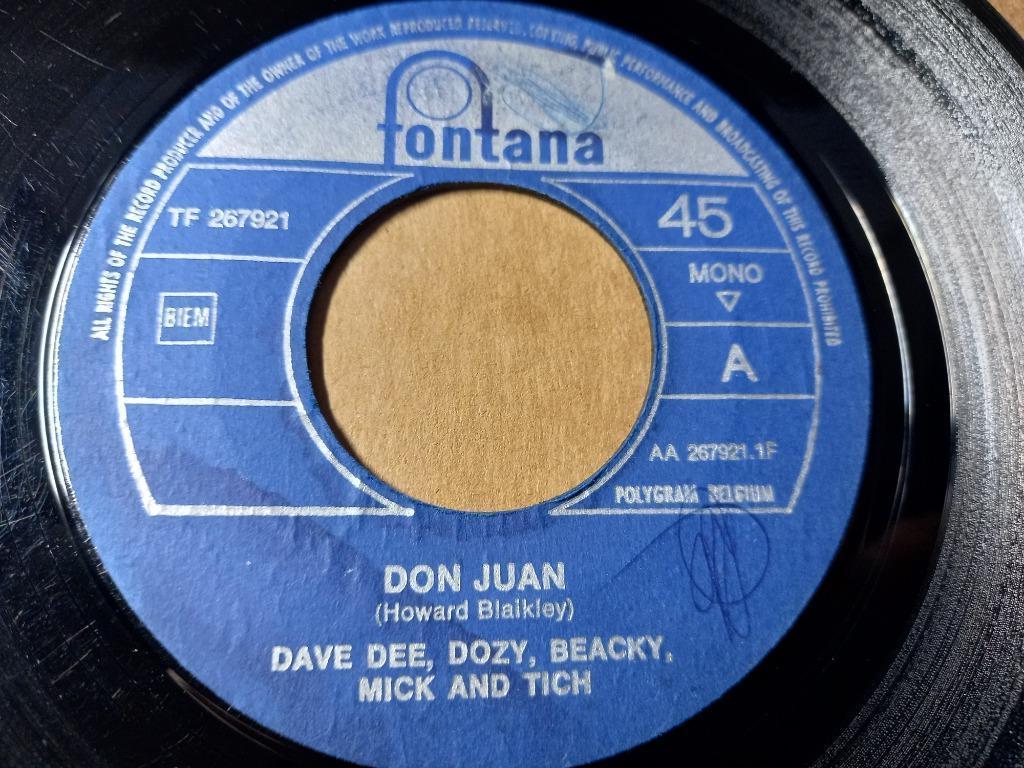 Dave Dee, Dozy, Beaky, Mick & Tich ‎– Don Juan ' 7, Cd's en Dvd's, Vinyl Singles, Gebruikt, Single, Pop, 7 inch, Ophalen of Verzenden