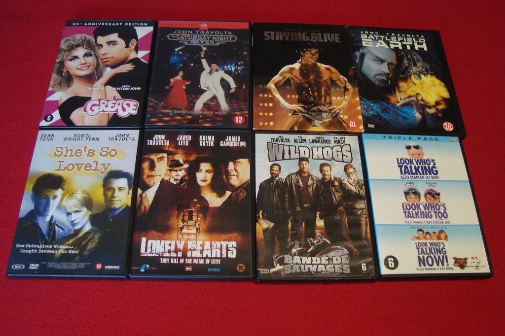 24 dvd's met john travolta, Ophalen of Verzenden, Actiekomedie