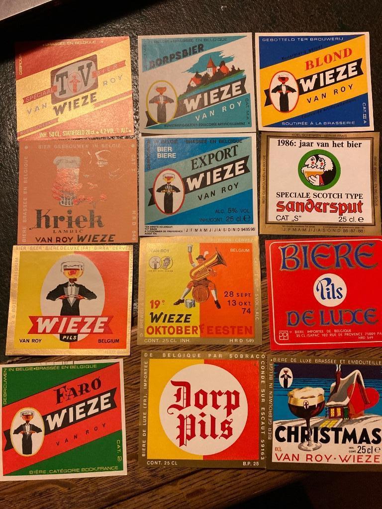 Van Roy Wieze bieretiketten, Enlèvement ou Envoi, Neuf, Autres types