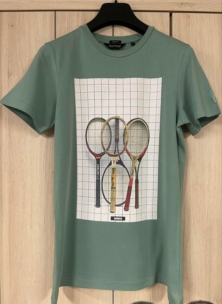T-shirt : Antwrp : maat S slim fit, Ophalen of Verzenden, Zo goed als nieuw, Antwrp, Groen