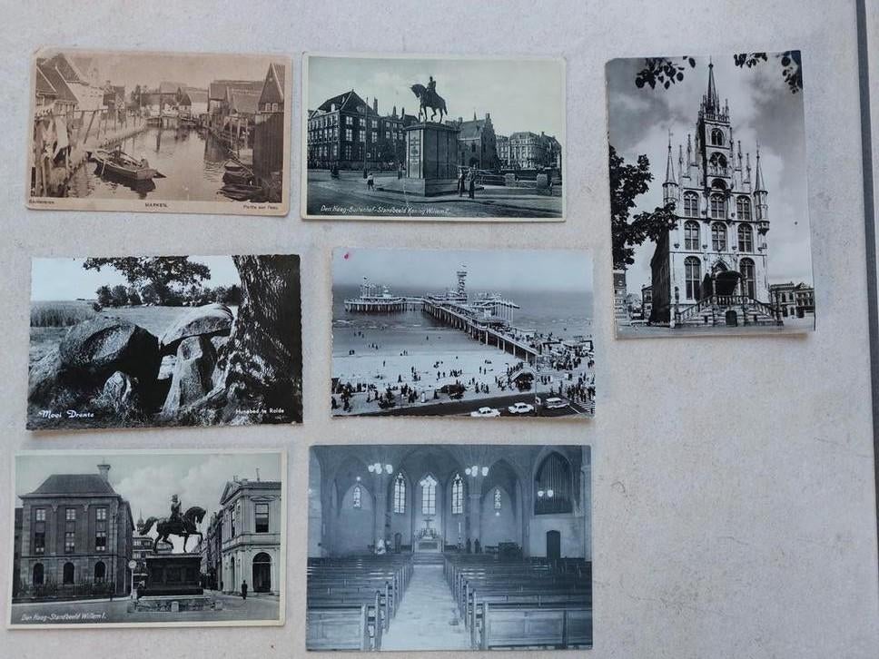Lot de 7 cartes postales anciennes Pays-Bas, Collections, Cartes postales | Pays-Bas, Enlèvement ou Envoi