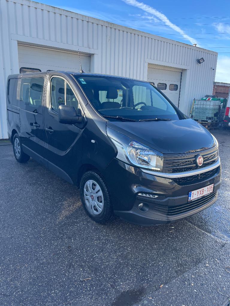 Fiat Talento dubbele cabine, Voorwielaandrijving, Euro 6, Zwart, Bedrijf