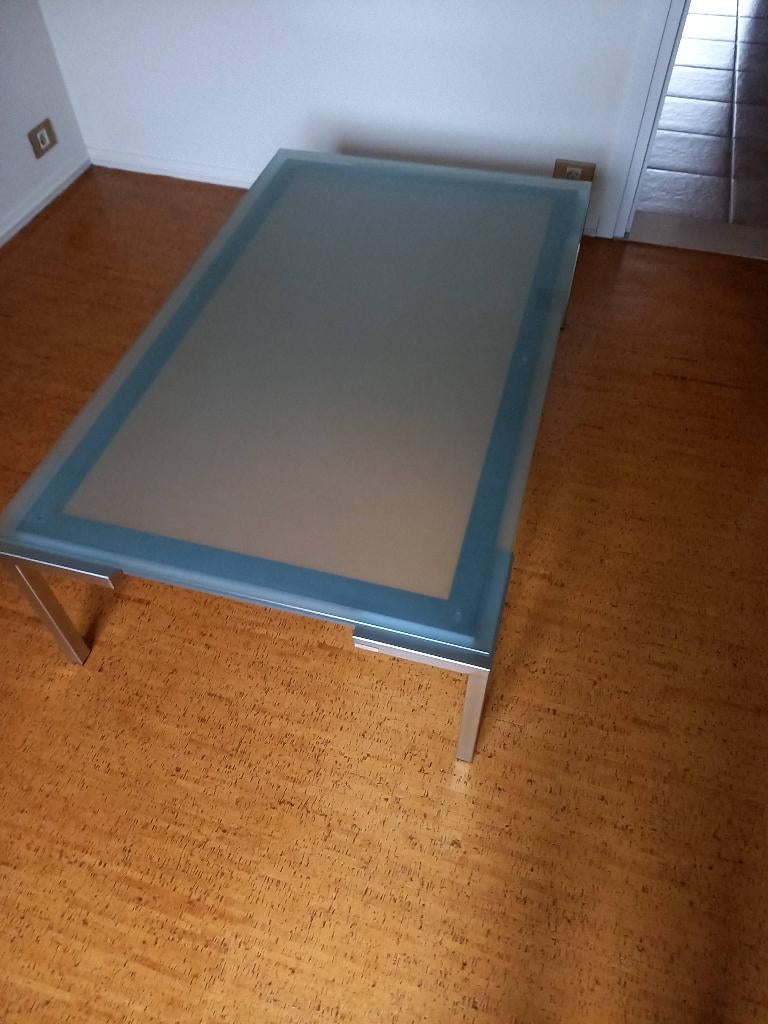 Salontafel, 100 à 150 cm, Moins de 50 cm, Verre, Enlèvement