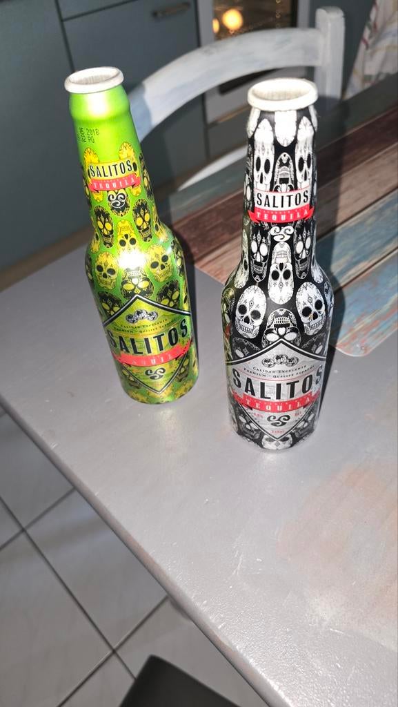 2 Salitos Skulls lege flesjes, Ophalen