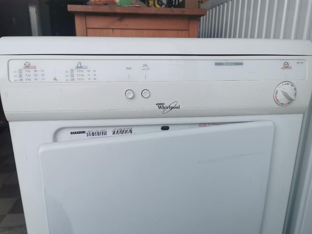 Wasdroger Whirlpool, Ophalen, Gebruikt
