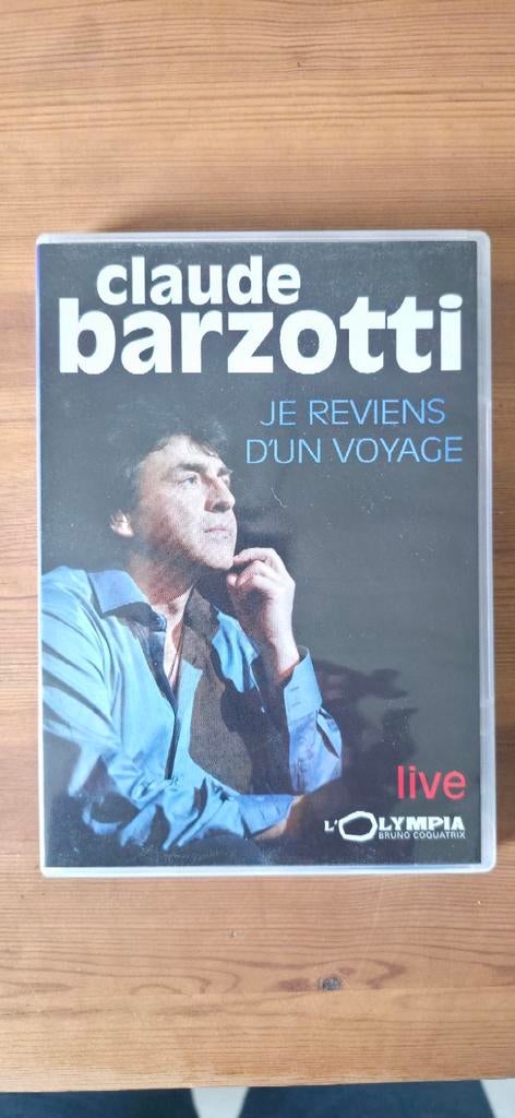 Dvd Claude Barzotti   en concert je reviens d un voyage, CD & DVD, Enlèvement ou Envoi