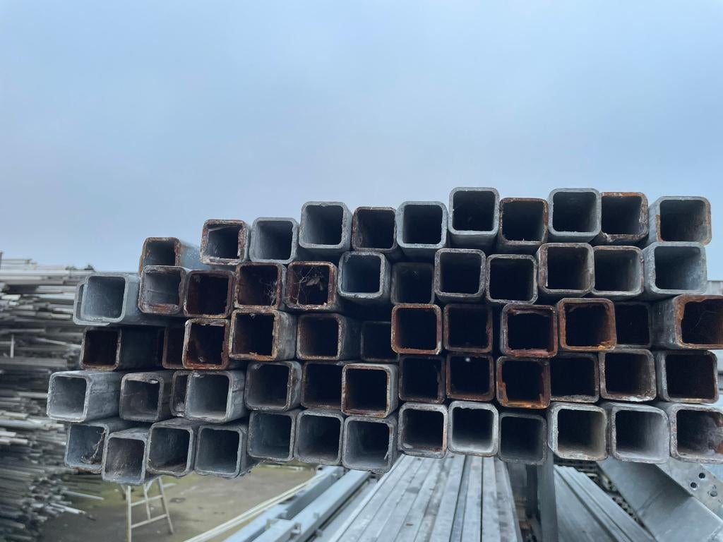 Profilés tubulaires 40x40x2mm | Longueur : 6100 mm, Enlèvement ou Envoi, Utilisé, Métal, Autres types