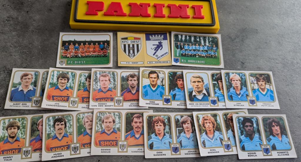 PANINI FOOTBALL 81 FC DIEST / HARELBEKE 15 STICKERS  1981, Verzenden