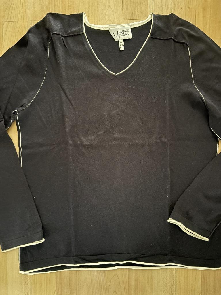 Trui Armani Jeans maat L, Kleding | Heren, Truien en Vesten, Maat 52/54 (L), Armani Jeans, Blauw, Ophalen of Verzenden