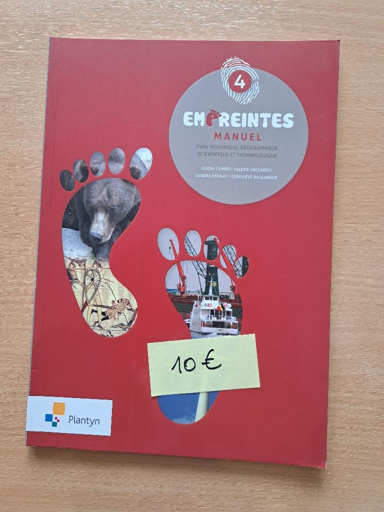 Empreintes 4 - Manuel scolaire Eveil, Enlèvement, Comme neuf, Primaire