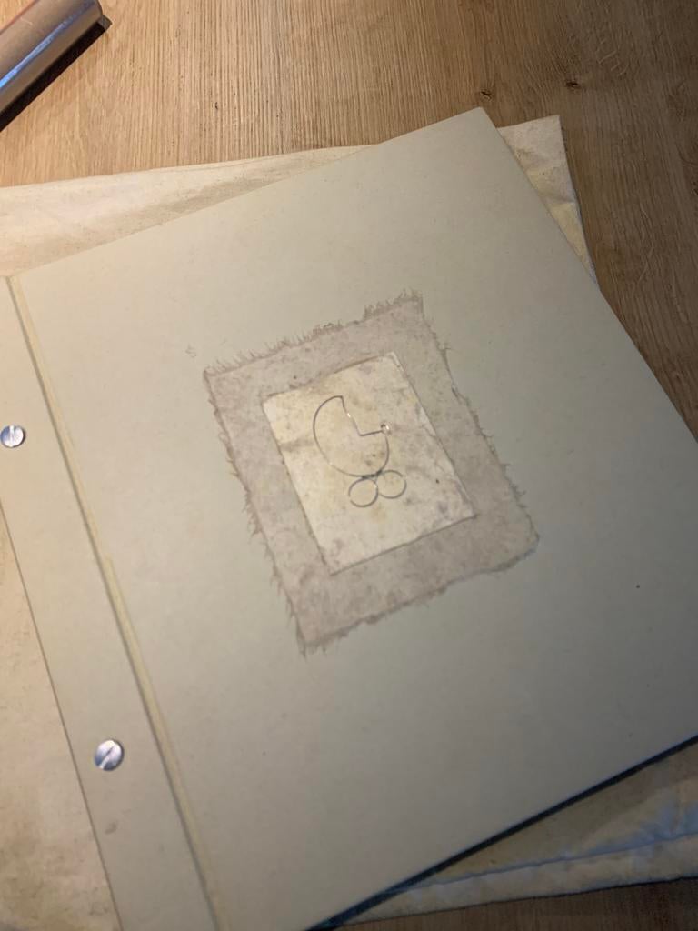 Retro fotoalbum baby, Verzamelen, Ophalen, Overige typen