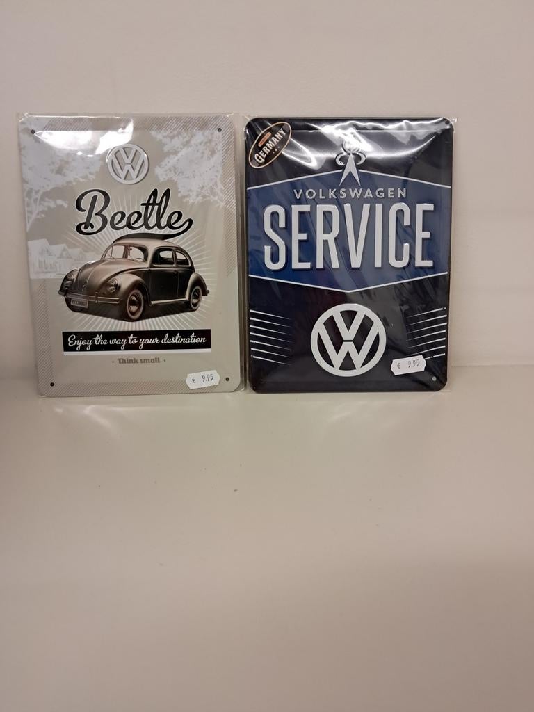 Volkswagen bordjes, Verzamelen, Merken en Reclamevoorwerpen, Ophalen of Verzenden, Nieuw
